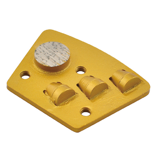 Heavy Duty Diamond PCD Grinding Segment with Triple PCD Segments